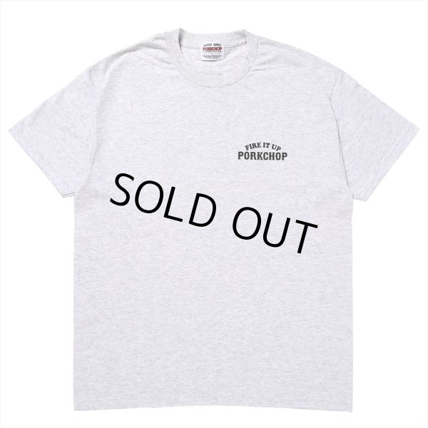 画像2: PORKCHOP/3D B&S TEE（GRAY）［プリントT-23秋冬］ (2)
