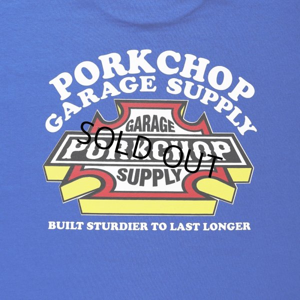 画像4: PORKCHOP/3D B&S TEE（BLUE）［プリントT-23秋冬］ (4)