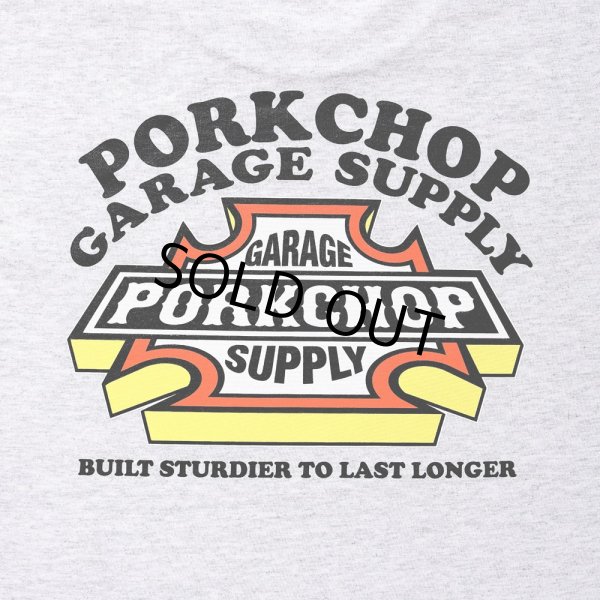 画像4: PORKCHOP/3D B&S TEE（GRAY）［プリントT-23秋冬］ (4)
