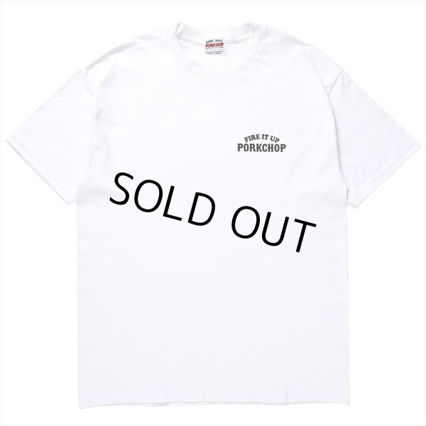 画像2: PORKCHOP/3D B&S TEE（WHITE）［プリントT-23秋冬］ (2)