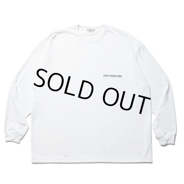 画像1: COOTIE PRODUCTIONS/Dry Tech Jersey Oversized L/S Tee（Off White）［ドライテックオーバーサイズ長袖T-23秋冬］ (1)