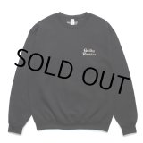 画像: WACKO MARIA/SWEAT SHIRT（BLACK）［クルーネックスウェット-23秋冬］