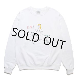 画像: WACKO MARIA/SWEAT SHIRT（WHITE）［クルーネックスウェット-23秋冬］