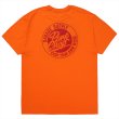 画像1: PORKCHOP/STENCIL CS TEE（ORANGE）［プリントT-23秋冬］ (1)