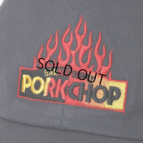 画像3: PORKCHOP/FIRE BLOCK CAP（CHARCOAL）［キャップ-23秋冬］ (3)