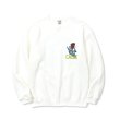 画像1: CALEE/CLB CREW NECK SW（WHITE） 【30%OFF】［クルーネックスウェット-23秋冬］ (1)