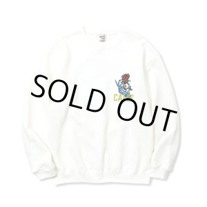 画像: CALEE/CLB CREW NECK SW（WHITE） 【30%OFF】［クルーネックスウェット-23秋冬］