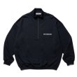 画像1: COOTIE PRODUCTIONS/Dry Tech Sweat Half Zip Pullover（Black）［ドライテックスウェットハーフジップ-23秋冬］ (1)