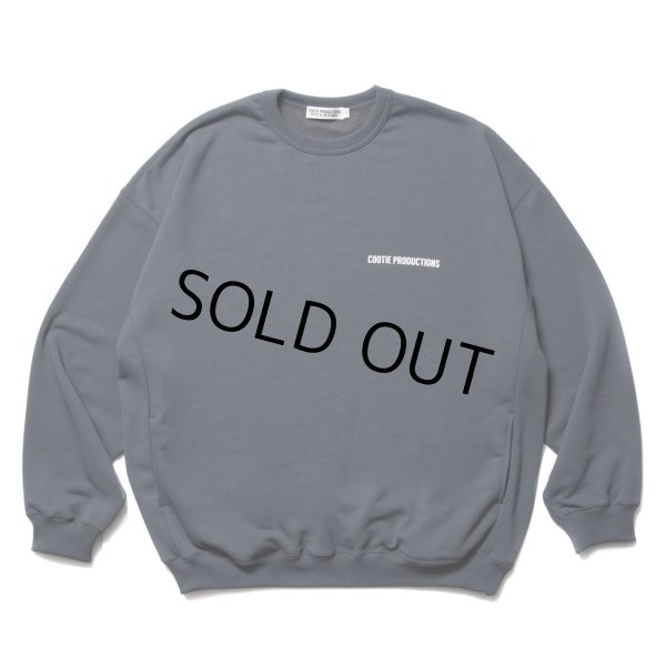 画像1: COOTIE PRODUCTIONS/Dry Tech Sweat Crew（Gray）［ドライテックスウェットクルー-23秋冬］ (1)