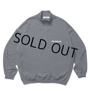 画像: COOTIE PRODUCTIONS/Dry Tech Sweat Half Zip Pullover（Gray）［ドライテックスウェットハーフジップ-23秋冬］