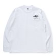 画像1: 【30%OFF】RATS/MGMC POCKET LS TEE（WHITE）［プリント長袖ポケT-23秋冬］ (1)