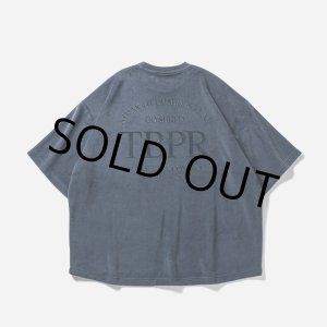画像: TIGHTBOOTH/STRAIGHT UP VELOUR T-SHIRT（Navy） 【30%OFF】［ベロアT-23秋冬］