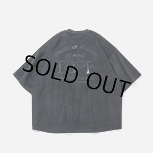 画像: TIGHTBOOTH/STRAIGHT UP VELOUR T-SHIRT（Black） 【20%OFF】［ベロアT-23秋冬］