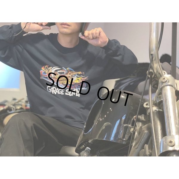 画像5: PORKCHOP/WILD PORK L/S TEE（NAVY）［プリント長袖T-23秋冬］ (5)