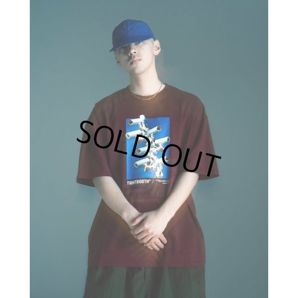 画像4: TIGHTBOOTH/SECURITY LEVEL ∞ T-SHIRT（Wine） 【30%OFF】［プリントT-23秋冬］ (4)