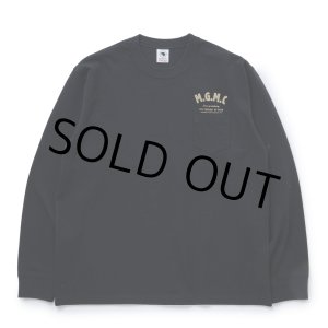 画像: RATS/MGMC POCKET LS TEE（BLACK/GOLD）［プリント長袖ポケT-23秋冬］