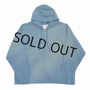 画像: DAIRIKU/"Water-repellent" Vintage Wash Hoodie（Youth Blue） 【30%OFF】［ジップアップフーディー-23秋冬］