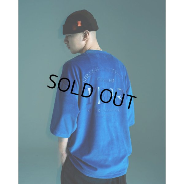 画像3: TIGHTBOOTH/STRAIGHT UP VELOUR T-SHIRT（Black） 【20%OFF】［ベロアT-23秋冬］ (3)