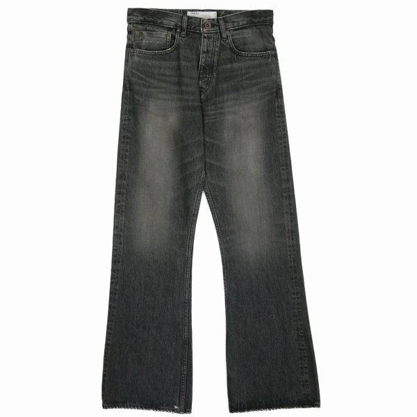 画像1: DAIRIKU/"Flare" Denim Pants（Mud Black）［"フレア"デニムパンツ-23秋冬］ (1)