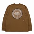 画像1: RATS/CIRCLE MGM LS TEE（BROWN）［プリント長袖T-23秋冬］ (1)