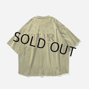 画像: TIGHTBOOTH/STRAIGHT UP VELOUR T-SHIRT（Olive）［ベロアT-23秋冬］