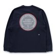 画像1: 【30%OFF】RATS/CIRCLE MGM LS TEE（CHACOAL）［プリント長袖T-23秋冬］ (1)