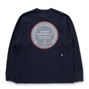 画像: 【30%OFF】RATS/CIRCLE MGM LS TEE（CHACOAL）［プリント長袖T-23秋冬］
