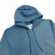 画像4: DAIRIKU/"Water-repellent" Vintage Wash Hoodie（Youth Blue） 【30%OFF】［ジップアップフーディー-23秋冬］ (4)