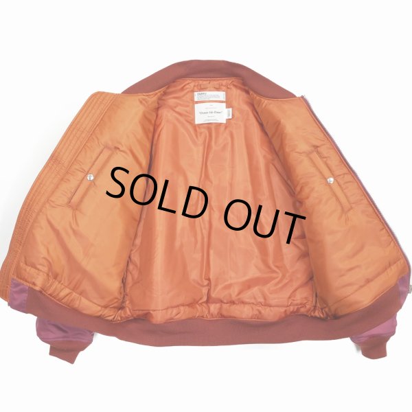 画像4: DAIRIKU/"Terri" Tiedye Flight Jacket（Dark Pink） 【40%OFF】［タイダイフライトJKT-23秋冬］ (4)