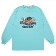 画像1: PORKCHOP/WILD PORK L/S TEE（CELADON）［プリント長袖T-23秋冬］ (1)