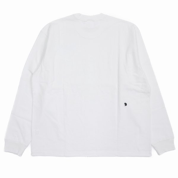 画像2: 【30%OFF】RATS/MGMC POCKET LS TEE（WHITE）［プリント長袖ポケT-23秋冬］ (2)