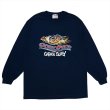 画像1: PORKCHOP/WILD PORK L/S TEE（NAVY）［プリント長袖T-23秋冬］ (1)