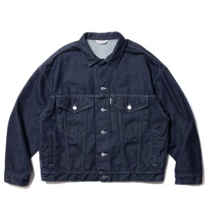 画像: COOTIE PRODUCTIONS/3rd Type Denim Jacket（Indigo One Wash）［サードタイプデニムJKT-23秋冬］