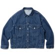 画像1: COOTIE PRODUCTIONS/3rd Type Denim Jacket（Indigo Fade）［サードタイプデニムJKT-23秋冬］ (1)