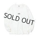 画像: CALEE/CAL EMBROIDERY DROP SHOULDER L/S TEE（WHITE） 【30%OFF】［ドロップショルダー長袖T-23秋冬］