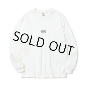 画像: CALEE/CAL EMBROIDERY DROP SHOULDER L/S TEE（WHITE） 【30%OFF】［ドロップショルダー長袖T-23秋冬］