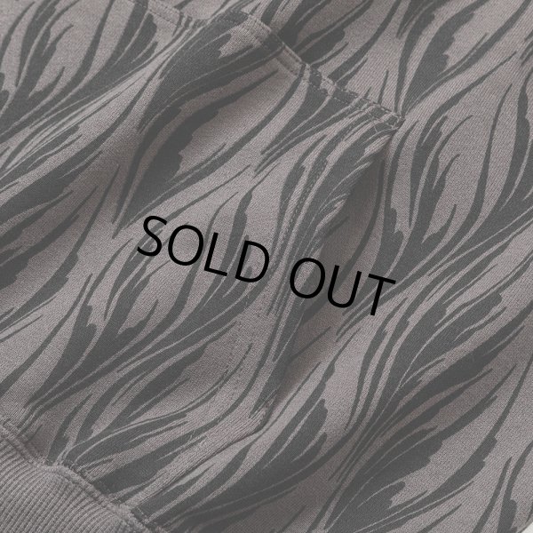 画像3: CALEE/FEATER PATTERN PULLOVER HD（CHARCOAL） 【40%OFF】［フェザー柄プルオーバーパーカー-23秋冬］ (3)