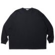 画像1: COOTIE PRODUCTIONS/Supima Oversized L/S Tee（Black）［スーピマオーバーサイズ長袖T-23秋冬］ (1)