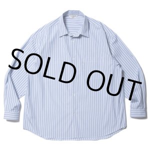 画像: COOTIE PRODUCTIONS/Stripe Broad L/S Shirt（THOMAS MASON）（White）［ストライプブロードシャツ-23秋冬］