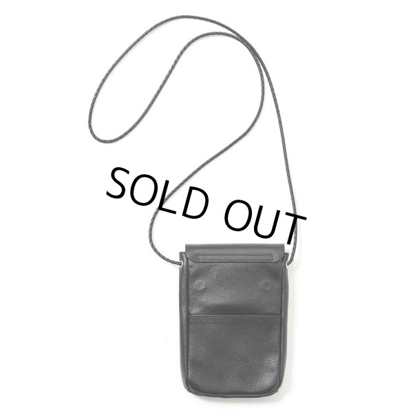 画像2: CALEE/STUDS LEATHER SHOULDER POUCH（BLACK）［スタッズレザーショルダーポーチ-23秋冬］ (2)