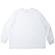 画像2: COOTIE PRODUCTIONS/Supima Oversized L/S Tee（White）［スーピマオーバーサイズ長袖T-23秋冬］ (2)