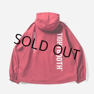 画像: TIGHTBOOTH/LABEL ANORAK（Red）［アノラックJKT-23秋冬］