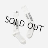画像: TIGHTBOOTH/LABEL LOGO HIGH SOCKS（White）［ラベルロゴハイソックス-23秋冬］