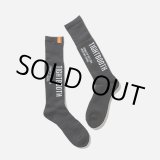 画像: TIGHTBOOTH/LABEL LOGO HIGH SOCKS（Black）［ラベルロゴハイソックス-23秋冬］
