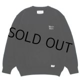 画像: WACKO MARIA/CLASSIC KNIT SWEATER（BLACK）［クラシックニットセーター-23秋冬］