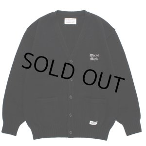 画像: WACKO MARIA/CLASSIC KNIT CARDIGAN（BLACK）［クラシックニットカーディガン-23秋冬］