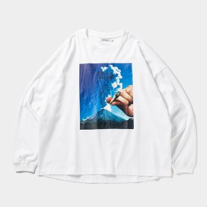 画像: TIGHTBOOTH/VOLCANO L/S T-SHIRT（White） 【30%OFF】［プリント長袖T-23秋冬］