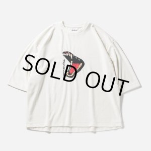 画像: TIGHTBOOTH/BITE VELOUR 3/4 SLEEVE TEE（White） 【30%OFF】［ベロア7分袖T-23秋冬］