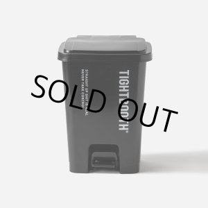 画像: TIGHTBOOTH/LOGO TRASH CAN L（Black）［ゴミ箱"L"-23秋冬］