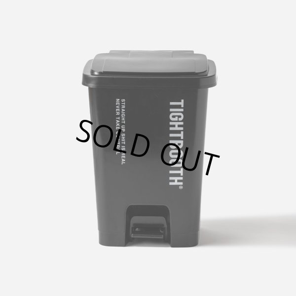 画像1: TIGHTBOOTH/LOGO TRASH CAN L（Black）［ゴミ箱"L"-23秋冬］ (1)